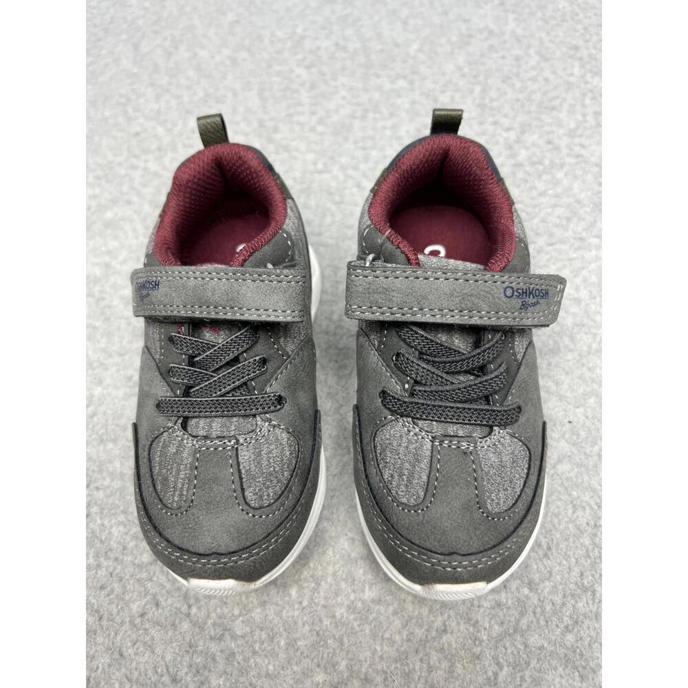 OshKosh B'gosh Bowie Toddler Boys Sneakers 7T Comfort Pull On Walking Casual